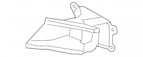 Lexus RX450h 20-22 Transmission Radiator Deflector