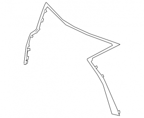 Grill molding grill top Lexus RX350 RX450h 20- F-sport