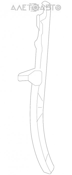 Toyota Highlander 08-10 Hood Lock Bar
