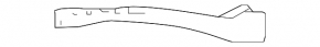 Right eyelash TV bracket for Toyota Corolla 20-26