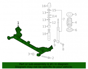 Nissan Leaf 11-12 rear beam for straightening