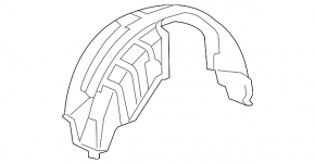 Rear left fender liner Lexus ES350 07-12