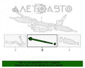 Left steering rod Dodge Durango 16-18