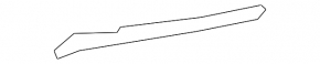 Left radiator grille molding Honda Civic X FC 19-20 chrome