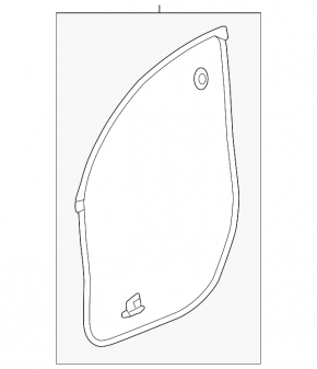 Door Seal Front Right Acura MDX 14-20