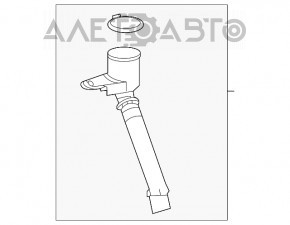Toyota Highlander 20- washer reservoir neck with lid
