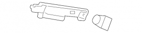 Front bumper mount left wing Chevrolet Cruze 11-15 SIGNEDA