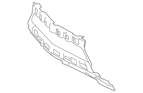 Lower grille of the front bumper Mercedes X164 GL 10-12