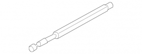 Bonnet shock absorber right Mercedes GLC 16-22