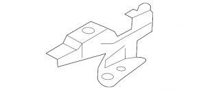 Hood hinge right Mitsubishi Outlander 14-21 TW