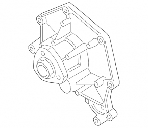 Water pump for Porsche Panamera 12-16 Hybrid, 3.0