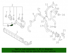 Coolant temperature sensor VW Jetta 19-24 1.4T
