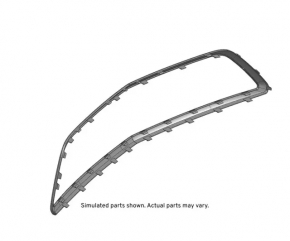 Frame grille radiator grill Chevrolet Bolt EUV 22-23 without camera