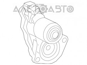 Rear left brake caliper assembly for Lexus RX350 RX450h 16-22 electric