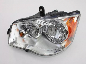 Headlight front left bare Dodge Grand Caravan 11-20 chrome