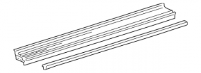 Left side step sill for Lexus LX 00-07