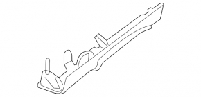 The right side sill light bracket for the BMW X7 G07 19-26 is broken.