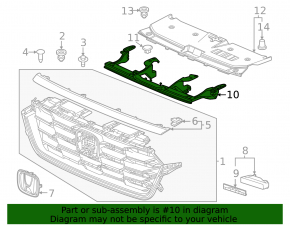 Radiator grill bracket grill Honda CRV 23- OEM