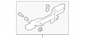 Front Right Door Handle Mechanism Acura TLX 15-