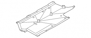 Right underbody protection Nissan Sentra 20-24