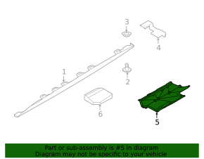 Right underbody protection Nissan Sentra 20-24