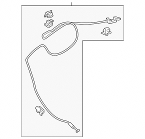 Trunk Lock Release Cable Honda Insight 19-22