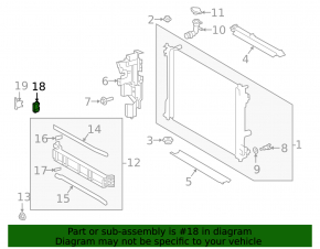 Radiator shutter motor Toyota Rav4 19-22 hybrid