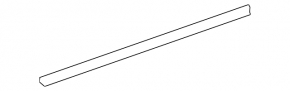 Glass seal inside front left door Audi A4 B9 17-25