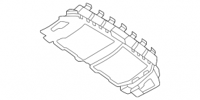 Upper trunk opening sensor bracket for Mercedes W167 GLE 350 450 20-23