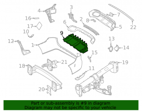 Upper trunk opening sensor bracket for Mercedes W167 GLE 350 450 20-23