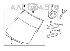 Windshield Mazda CX-5 13-15 PILKINGTON