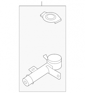 Washer reservoir filler for Ford Explorer 20- with cap