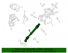 Steering Cardan Shaft Ford Escape MK4 20-24