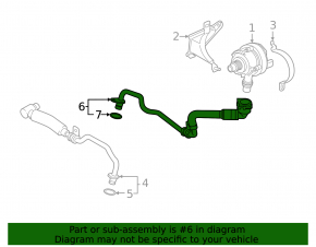 BMW 3 Series G20 20-26 B58 Turbo Cooling Pipe