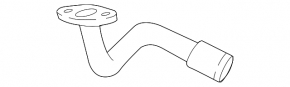 BMW X5 F15 14-18 3.0D Turbocharger Oil Drain Pipe