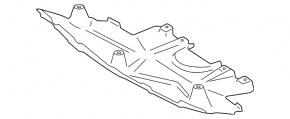 Front engine guard for Mercedes X164 GL