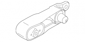 Engine mount rear BMW i3 14-21