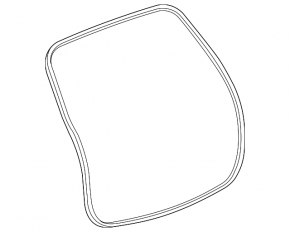 Upper tailgate seal Chevrolet Equinox 10-17