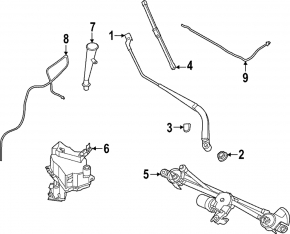 Nissan Pathfinder 22-25 Windscreen Washer Reservoir