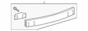 Rear Bumper Reinforcement Lexus IS 14-20