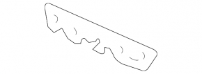 Rear bumper mount left Toyota Solara 2.4 04-08