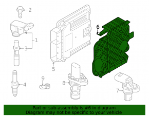 VW Jetta 22-24 Engine Computer ECU Bracket