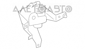 Toyota Highlander 14-19 trunk lid lock upper window