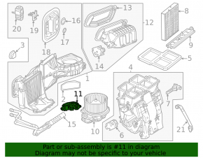 Mercedes A-class V177 19-22 resistor
