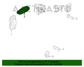 Ford Mustang mk6 15-315 MHz key