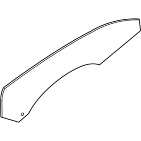 Front right door glass for a Ford Mustang mk6 15 convertible