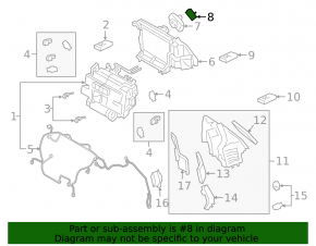 Porsche Cayenne 19-26 R134A Air Conditioning Heater Valve