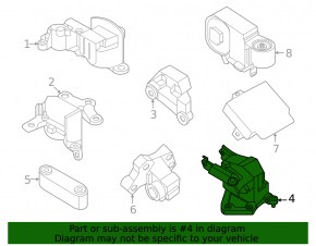 Rear engine mount Nissan Murano 25-26