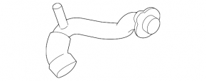 Cooling system pipe metal BMW X5 F15 14-18 N55
