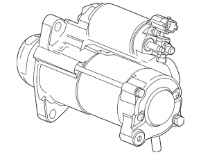 Starter GMC Terrain 18-LYX, LSD under start-stop